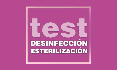 test TCAE desinfección y esterilización