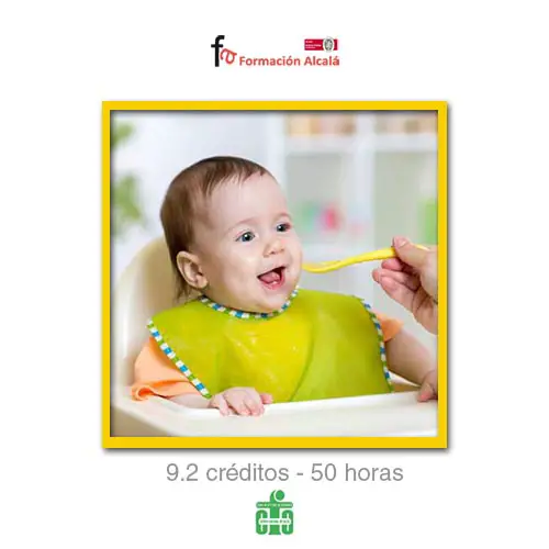Curso CFC baremable para TCAE - Importancia de la alimentación infantil durante el primer año de vida 50h 9.2 créditos