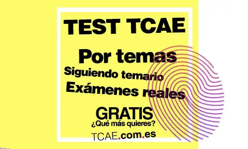 Test TCAE auxiliar de enfermería