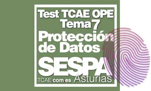 Test-TCAE-Auxiliar-de-EnfermeProtección de Datos Personales-OPE-Oposiciones-SESPA
