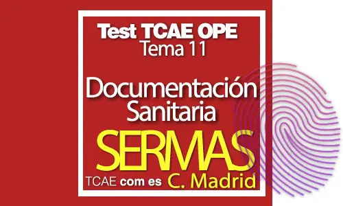 Test-TCAE-OPE-Auxiliar-de-Enfermería-SERMAS-Comunidad-Madrid-Archivo-Documentación-Sanitaria