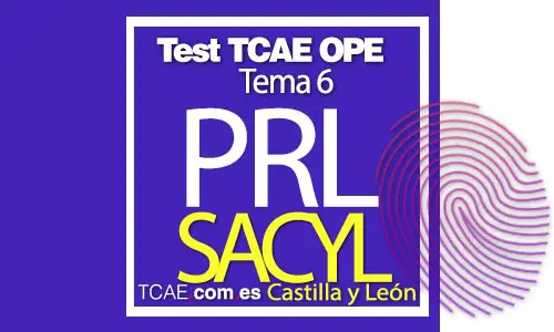 Test-TCAE-OPE-Auxiliar-de-Enfermería-SACYL-Comunidad-Castilla-y-León-PRL-Tema-6