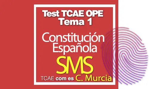 Test-TCAE-OPE-Auxiliar-de-Enfermería-Comunidad-Comunidad-de-Murcia-SMS-Constitución-Española-Tema-1