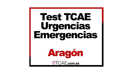 Test TCAE SAS Aragón Tema 24 Urgenias Emergencias