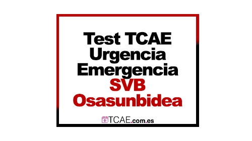 Test TCAE Urgencia-Emergencia-SVB Osasunbidea